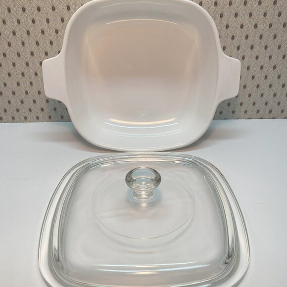 Corningware Vintage Blue Cornflower P-1-B 32 oz , 1 L Casserole with P-7-C Lid - Picture 4 of 7